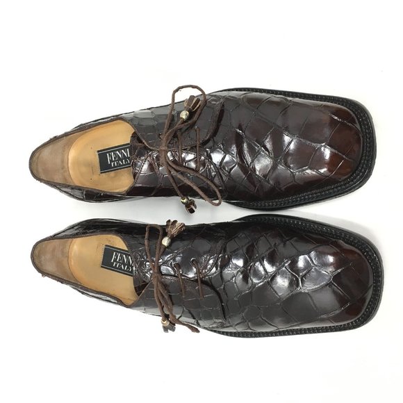 Fennix Italy Oxfords Shoes Size 11 Full Crocodile main image 8